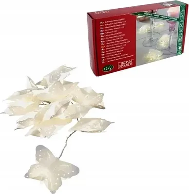 Obrázek produktu pro LED světelný řetěz BUTTERFLY 5 m bílý