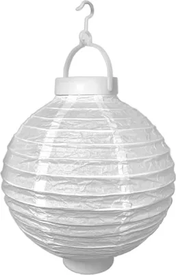 Produktbild von LED Lampion Party Garten ø 20cm weiß | Deko Lampenschirm | Lampe Kugel Laterne …