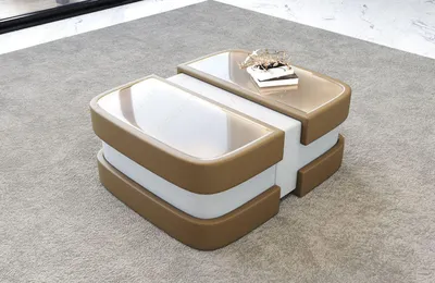 Produktbild von Couchtisch Elegante – Leder & Stil