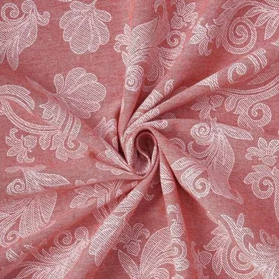 Obrázok produktu pre Famanu, obrus stolový, červený, s kvetinovým vzorom, 32 x 150 cm