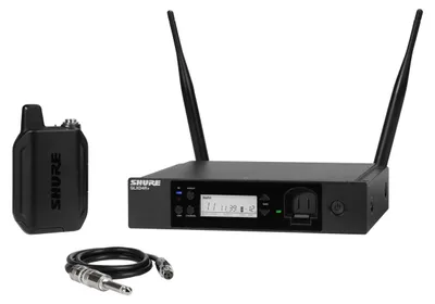 Zdjęcie produktu dla Shure GLXD14R+E-Z4, Mikrofon Lavalier, Mikrofon pojemnościowy, 50 - 20000 Hz, Odbiornik stacjonarny, Metalowy, Zdejmowany