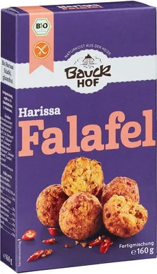 Zdjęcie produktu dla HARISSA MIX PRZYPRAW BEZGLUTENOWYCH ORGANICZNYCH 160 g - BAUCK HOF