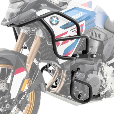 Obrázok produktu pre Crash bar set pre BMW F 900 GS 24-25 horná a dolná časť čierna SN12