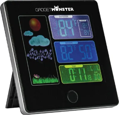 Produktbild von GADGETMONSTER Wetterstation GDM-1002, schwarz