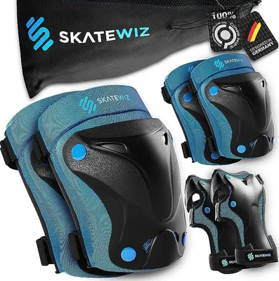 Knieschützer - Schutzausrüstung \ Jungen und Mädchen, für Skateboarden, Rollschuhlaufen, Radfahren, Sport L
