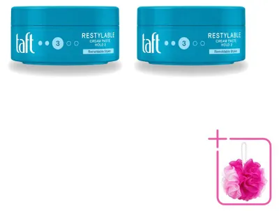 Produktbild von 2 x Taft Stylingpaste Herstylebaar - Flexibele Hold - 150 ml - Sparpackung - 2 Stücke