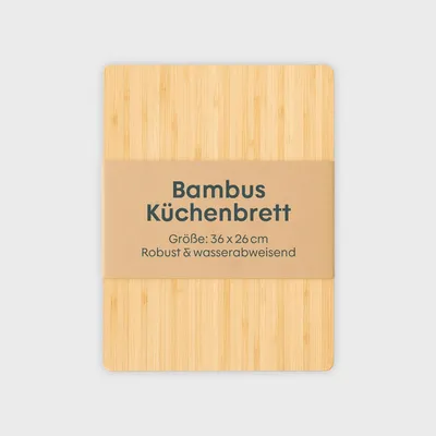 Produktbild von Schneidebrett 36 x 26 cm, Bambus, für Küche
