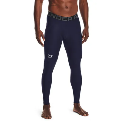 Image de Under Armour Hommes HeatGear Tights Leggins - 1361586, Couleur:Bleu, Textile:M