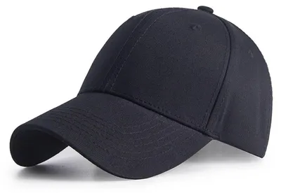 Obrázek produktu pro Čepice typu baseballová, uni, nastavitelná, bavlna, černá, obvod hlavy 56-60 cm