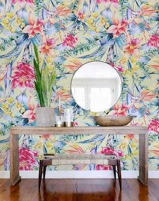 Produktbild von Coloray Fototapete 416x254 cm Vlies-Fototapete - Utensilienblumen.