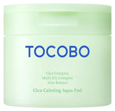 Zdjęcie produktu dla TOCOBO CICA CALMING AQUA PAD 60EA - Kojąco-nawilżajace płatki do twarzy