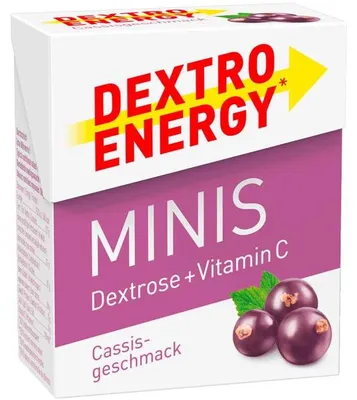 Produktbild von Dextro Energy Traubenzucker Mini - 6x50g verschiedene Geschmäcker - Cassis