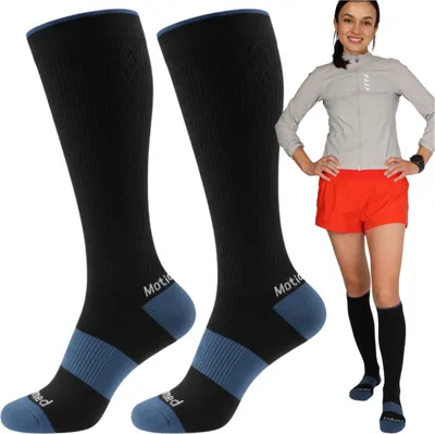 Zdjęcie produktu dla FIT4MED | Skarpety z wełny merynosowej do trekkingu i uprawiania sportu, długie, FIT4MED 35-38