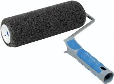 Zdjęcie produktu dla Wałek do nakładania tynku drobnoziarnistego, 230 mm, szary, z uchwytem