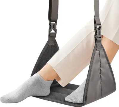 Image de Repose-pieds réglable en hauteur pour avions - Gris