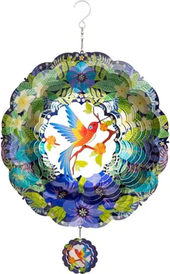 Produktbild von Windspinner Metall 3D Tropischer Vogel, 45 cm, für Garten und Balkon