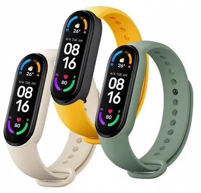 Obrázok produktu pre Mi Smart Band 6 Strap (3pack) Ivory/Olive/Yellow