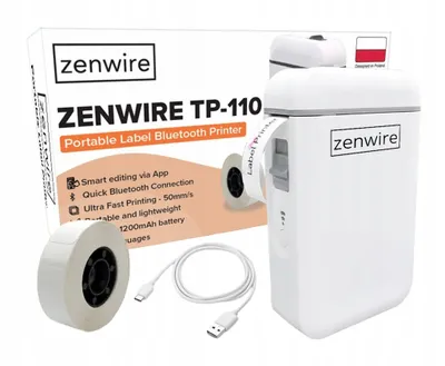 Produktbild von Drukarka etykiet Zenwire TP-110 0,5 cala 1/2 cala