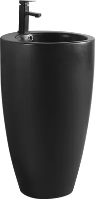Produktbild von Mexen Alona freistehendes Waschbecken 50 x 50 cm, schwarz matt - 26094870