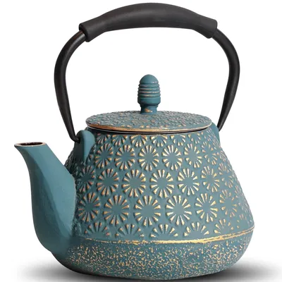 Produktbild von Gusseiserne Teekanne 950 ml mit Infuser