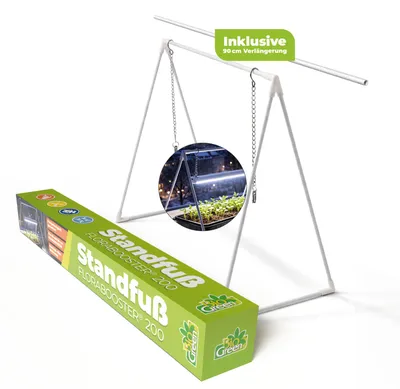 Produktbild von BioGreen Standfuß für "FLORABOOSTER 200" unterstützt das Pflanzenwachstum bis zu einer Höhe von 50 cm