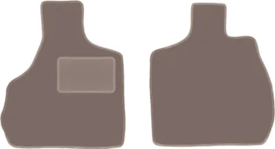 Zdjęcie produktu dla Welurowe dywaniki samochodowe do Chrysler Town&Country IV 7 osób (2000-2008) - beżowe dywaniki podłogowe LUX przednie (2 szt.)