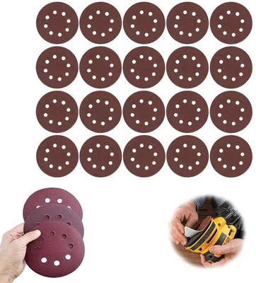 Image de Kit de papier abrasif pour plaques de plâtre, 20 pièces, excentrique