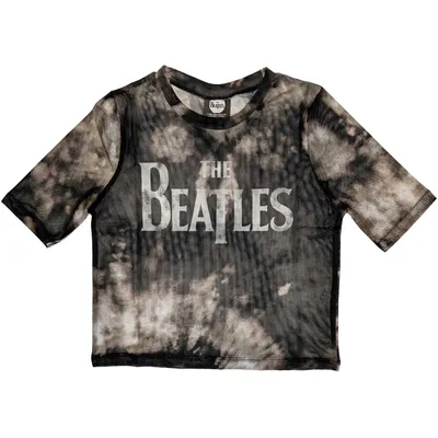 Obrázok produktu pre The Beatles Drop T Logo Black S Dámske Tričko