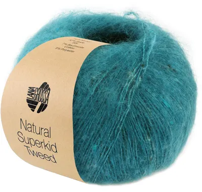 Produktbild von Lana Grossa - Natural Superkid Tweed 0631 türkis