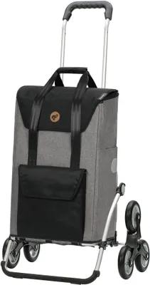 Produktbild von Andersen SHOPPER MANUFAKTUR Einkaufstrolley Treppensteiger Royal Shopper Senta 2.0 Grey grau 107cm