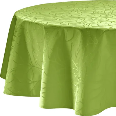 Produktbild von Erwin Müller Outdoor-Tischdecke Terrassa" apfelgrün oval: 140x190 cm"