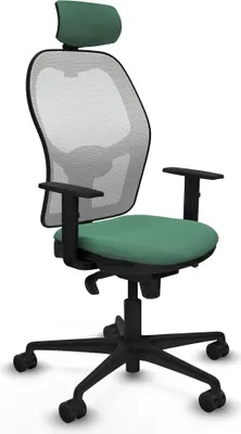 Produktbild von Bürostuhl mit Kopfstütze Piqueras y Crespo 1D036N2 Smaragdgrün
