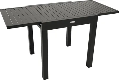 Produktbild von DEGAMO Balkontisch Gartentisch ALCUDIA 70/140x70cm, ausziehbar, Alu anthrazit