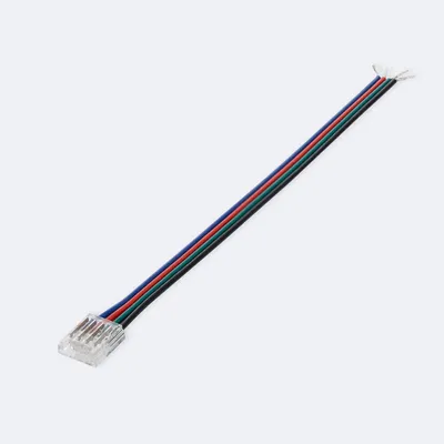 Produktbild von Clip-Verbinder mit Kabel für LED-Streifen RGB 12/24V DC SMD IP20 Breite 10mm 10 mm