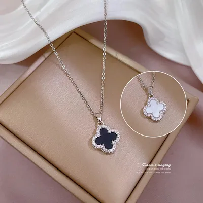 Immagine prodotto di Collana con quadrifoglio - Colore argento - ankier