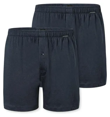 Productafbeelding van Schiesser heren, 2-pack boxershorts, katoen, multipack - jersey boxershorts