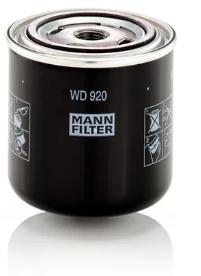 Image de Filtre d'origine MANN-FILTER pour l'hydraulique de travail WD 920