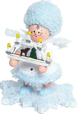 Immagine prodotto di Fiocco di neve con arco di candele (5cm) di Drechslerei Kuhnert