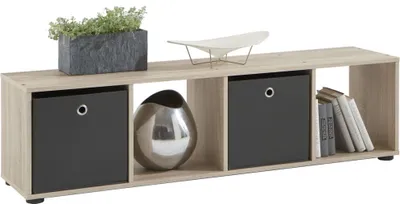 Produktbild von FMD Möbel MEGA 4 Regal mit 4 Fächern - Eiche - Maße: 36,5 cm x 140,5 cm x 33 cm; 248-004