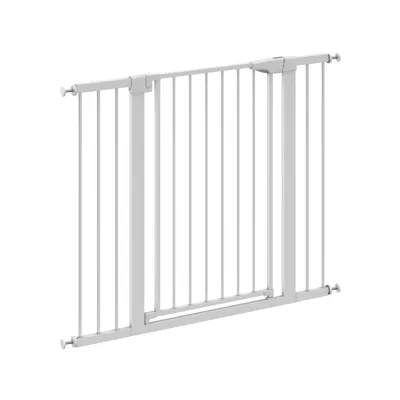 Image de Barrière de sécurité Tulano Guardian 5.0 Barrière de sécurité pour animaux domestiques | Largeur réglable : de 75 à 117 cm| Blanc