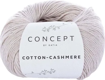 Obrázek produktu pro Katia Bavlna Cashmere 54 Beige Pletací příze