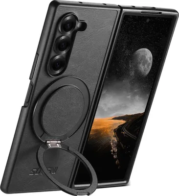 Obrázok produktu pre Pre Samsung Galaxy Z Fold7 5G Suteni MagSafe 360° držiak krúžku puzdro čierne