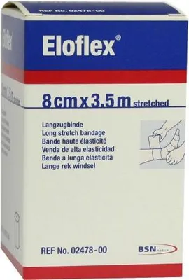 Produktbild von Eloflex Gelenkbinde 8 cmx3,5 m 1 St