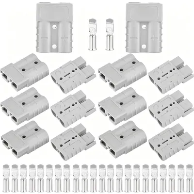 Image de 12 connecteurs Anderson, 50 A, 600 V, pour connexion rapide aux batteries
