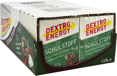 Produktbild von Dextro Energy Schulstoff Cola, Traubenzucker mit Colageschmack, 12x 50g