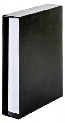 Produktbild von Lindner 116K-S Schutzkassette für Einsteckbücher ELEGANT (60 Seiten), schwarz