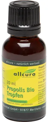 Immagine prodotto di Allcura Propoli biologica in gocce, soluzione da 20 ml