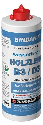 Produktbild von Bindulin Bindan-F wasserfester Holzleim B3/D3 BF 1000 gr.