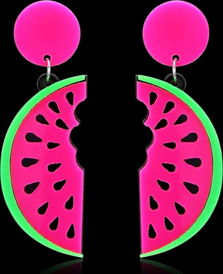 Produktbild von Wassermelonen-Ohrringe, modisch, Party, Sommer, Strand, Schmuck, Geschenk für Frauen