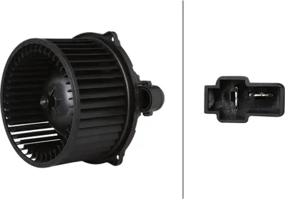 Obrázok produktu pre Ventilátor interiéru 12 V 210 W 2-pólový HELLA vhodný pre napr. KIA SPORTAGE